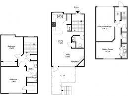 There's a detached garage design here for just about everyone's needs. 2 Bed 1 5 Bath Apartment In Buffalo Ny Windsong Place Apartments H Plan 3 Level Townhome With Attached Garage