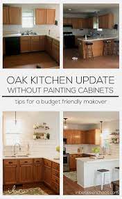 Easy Budget Friendly Ways To Update Your Kitchen Without Painting The Cabinets Budget Kitchen Remodel Kitchen Remodeling Projects Kitchen Renovation