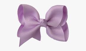 Realistic pink bow isolated on transparent background. Cartoon Hair Bow Transparent Background