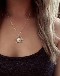 What You Will Receive 1 Sun Pendant On A Silver Coloured Necklace In Your Desired Length 1 Small Drawstring Hippie Necklace Delicate Necklace Eye Necklace