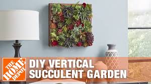 We are asking one employee a week to do so. Diy Wall Planter For Succulents The Home Depot Youtube