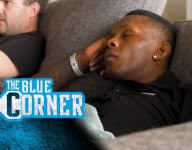 Israel Adesanya falls asleep during UFC 274 co-main event