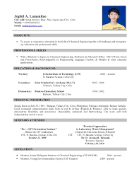 Ojt Resume