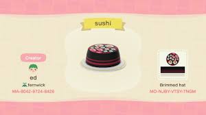 Sushi Platter Animal Crossing Pattern Gallery Animal Crossing New Animal Crossing Animal Crossing Patterns