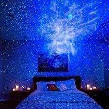 Blisslights Sky Lite Led Laser Star Projector Galaxy Lighting Nebula Lamp For Gaming Room Home Theater Bedroom Night Light Or Mood Ambiance Green Stars In 2021 Bedroom Night Light Star