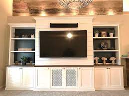 Shiplap Entertainment Center Built In Entertainment Center Entertainment Center Entertaining House