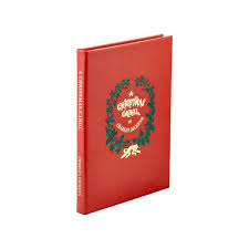 Graphic Image A Christmas Carol Book, Leather Bound