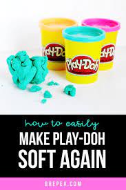 How To Fix Revive Dried Out Play Doh Playdough Play Doh Crafts For Kids