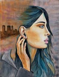 Anna Kandler, "Zone of Silence" 100x100