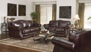 Upholstery hand rubbed brown loveseat. Living Room With Dark Brown Couch Novocom Top