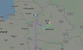 A ryanair jet was en route to lithuania when it was forced to land in belarus, where authorities arrested raman pratasevich, a blogger critical of lukashenko's government. Misw Fqwogjnhm