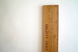 personalized oak height chart makemesomethingspecial com