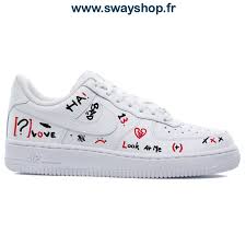 Nike Air Force 1 X Amour Haine Customiser Chaussures Nike Air Force Customiser Nike