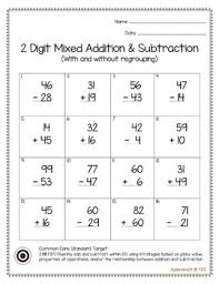 3 digit subtraction no borrow Subtraction Without Regrouping Worksheet Teachers Pay Teachers