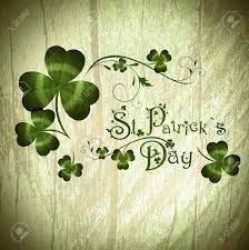Vintage Wooden Background With St Patrick Day Greeting With Shamrocks Saint Patricks Day Art St Patricks Day Wallpaper St Patrick S Day Decorations