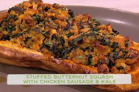 Maybe you would like to learn more about one of these? Watch Clinton Kelly Make Stuffed Butternut Squash With Chicken Sausage Kale On The Chew Video