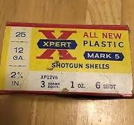 VINTAGE WESTERN XPERT MARK 5 PLASTIC SHOTGUN SHELLS! 12G 6 ...