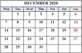 Editable December 2020 Calendar Template Word In 2020 Calendar Template Fillable Calendar Calendar Printables