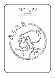 Maybe you would like to learn more about one of these? Afc Ajax Coloring Pages Netherlands Eredivisie Team Logos Coloring Pages Coloring Pages For Kids And Adults
