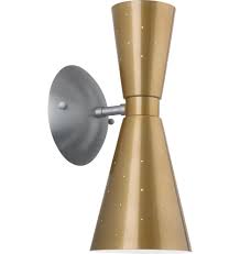 50s vintage wall sconce brass mid century modern sputnik atomic sconce 60s. Galaxy Single Sconce Rejuvenation