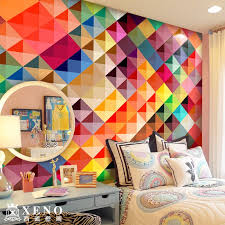 Pin By Bonnie On Wall Art Colorful Bedroom Decor Wall Art Wallpaper Bedroom Wallpaper Luxury