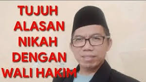 NIKAH DENGAN WALI HAKIM