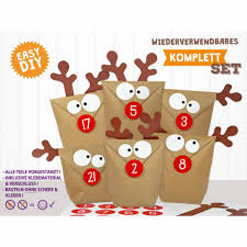 001 rentier gesicht vorlage weihnachtsmann schlitten. Diy Adventskalender Elch Rentier Das Original Zum