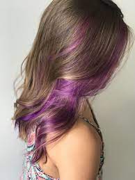 To make your girl's braided style more interesting, try to experiment with volume, different types of braids and various braided designs. Purple Hair Color Kids Hair Color Purple Hair Streaks Hair Color Purple