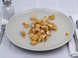 Quick stats 141.9 calories 0g carbs (0g net carbs) Calories In 170 Grams Of Chicken Breast Diced