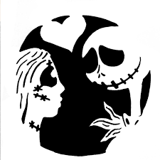 Nightmare before christmas jack and sally graphics. Nightmare Before Christmas Jack Sally Pumpkin Stencil Pumpkin Pattern Pumpkin Template Jack O Lantern Pumpkinstencils