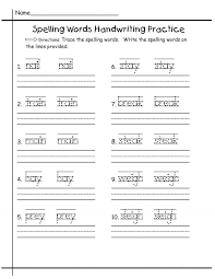 Kindergarten Handwriting Worksheets Best Coloring Pages For Kids Spelling Worksheets Writing Practice Worksheets Handwriting Worksheets For Kids