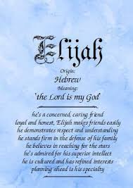 Meaning Of The Name Elijah Names With Meaning Biblical Names Names