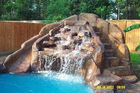 Pin By Talaska Brinkley On Waterfalls Pool Waterfall Waterfalls Backyard Backyard Pool