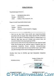 Contoh Surat Kuasa Perdata Hutang Piutang Surat The Rules