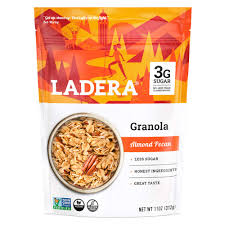 The brand produces cereal, granola, granola bars, fruits, and veggies including fries, hashbrowns, and spud puppies. Amazon Com Ladera Granola Almond Pecan Granola Low Sugar Gluten Free Vegan Granola Breakfast Healthy Snack 11 Oz