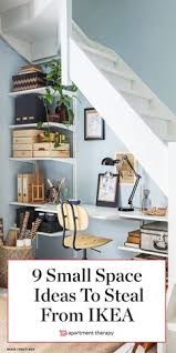 12 Clever Small Space Ideas To Steal From Ikea Small Apartment Design Ikea Small Spaces Small Spaces