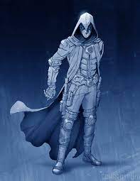 My Design For Moon Knight I Think This Would Work For A Tv Show More Grounded With The Tactical Gear But Sti Marvel Moon Knight Moon Knight Superhero Design