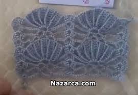 Kibar Midye Ornekli Yelek Modeli Aciklamasi Nazarca Com Tig Isleri Orgu Tig Desenleri
