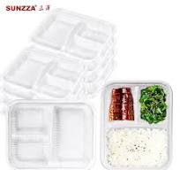 Sunzza Takeaway Storage Box Disposable Container PP Microwave Bento Box