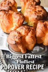 The Biggest Fattest Fluffiest Popover Recipe Recipe Popover Recipe Recipes Yorkshire Pudding Recipes