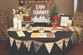 3 Ladies And Their Gent Camp Dunaway Camping Theme Baby Shower Camping Baby Shower Theme Camping Baby Showers Adventure Baby Shower