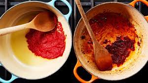 Homemade tomato paste recipe e hundred dollars a month. Tomato Paste Are You Cooking It Long Enough Epicurious