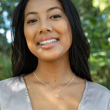 Citrine Crystal Heart Pendant Necklace Luna Tide