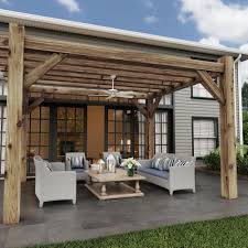 The mill valley outdoor ceiling fan is great for a casual farmhouse patio while the key biscayne outdoor ceiling fan gives patios a more rustic vibe. 5 Reasons To Add An Outdoor Ceiling Fan To Your Pergola Or Gazebo Hunter Fan