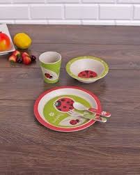 Desenli Bambu Mama Seti Mutfak Mutfak Aletleri Bambu