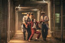 In Joker: Folie à Deux (2024) the guards...I dont know man, Im too  depressed now... youre gonna have to come up with your own joke here  because this movie raped the joke