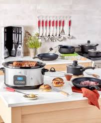 This outstanding cookware set from lagostina has everything you need. Hell S Kitchen Kitchen Collection Reviews Cookware Kitchen Macy S