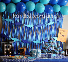 Birthday Decoration At Home For Boy Shark Banner Birthday Decorations Shark Cutouts Boy Birthday Shark Birthday Shark Themed Birthday Party Shark Theme Birthday Shark Themed Party