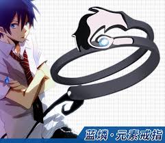 Blue exorcist (青 の 祓 魔 師 エ ク ソ シ ス ト, ao no ekusoshisuto?), also known as ao no exorcist, is a manga shōnen written and illustrated by kazue kato. Ao No Exorcist Blue Exorcist Okumura Rin Demon Tail 925 Sterling Silver Ring New S925 Manga Gift Costume Props Aliexpress