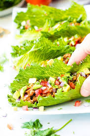 Ground Turkey Taco Lettuce Wraps Paleo Whole30 Keto Recipe Lettuce Wraps Turkey Tacos Turkey Taco Lettuce Wraps